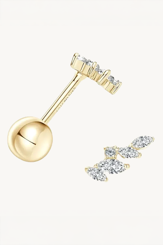 Irene Moissanite Stud Earrings