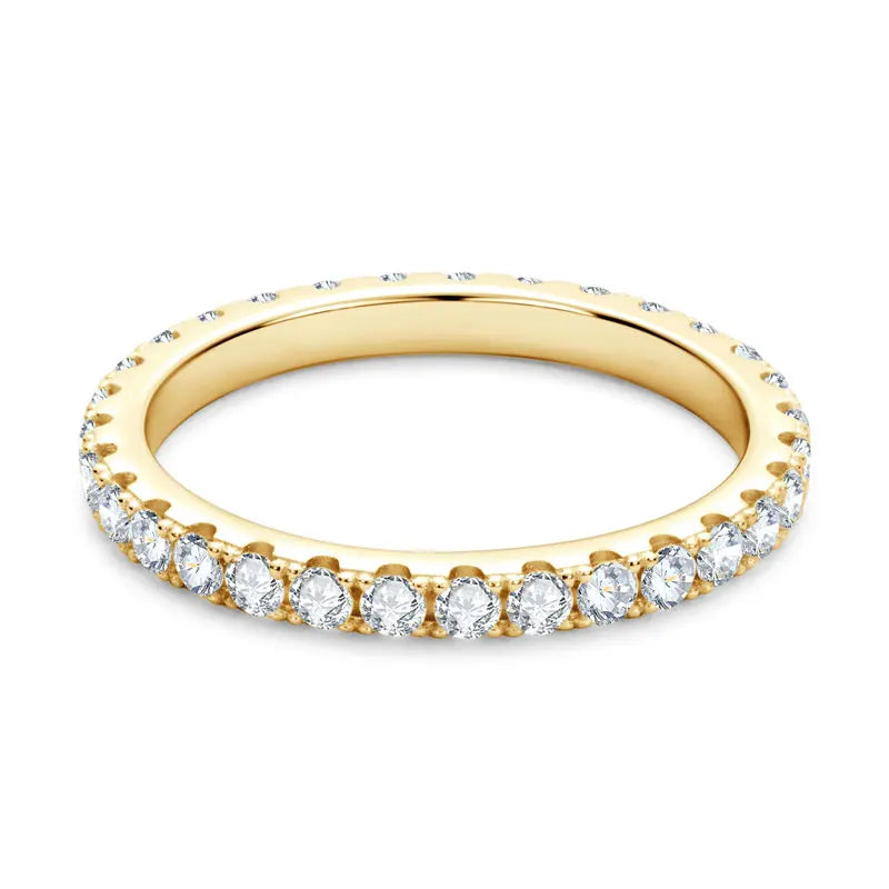 Eterna Moissanite Eternity Ring