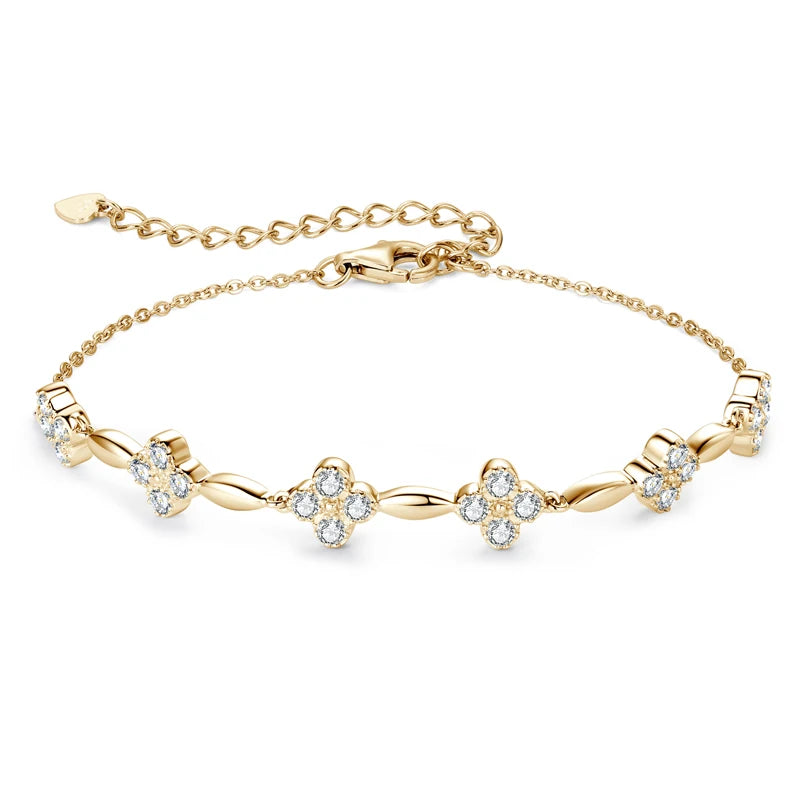 Fleurine Moissanite Bracelet