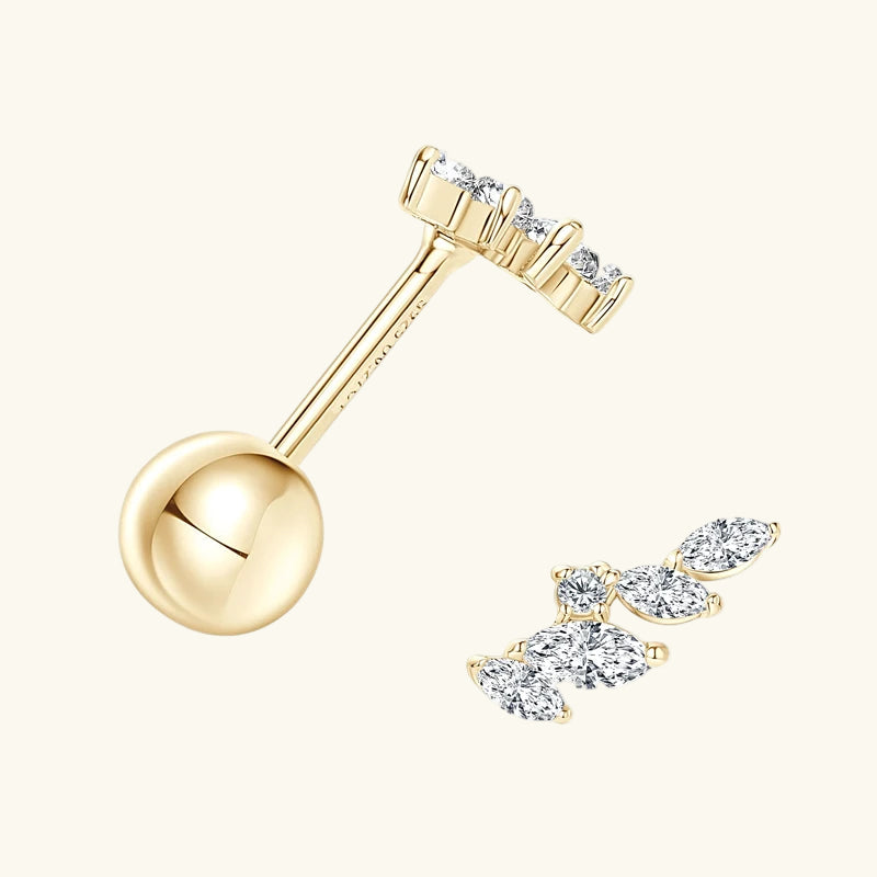 Irene Moissanite Stud Earrings