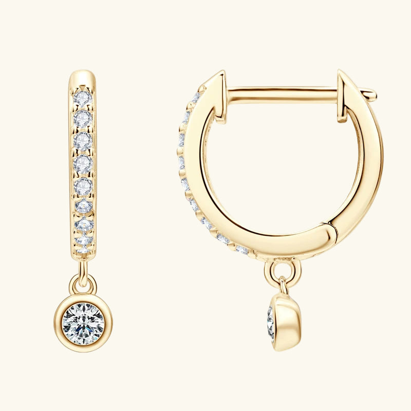 Kiara Moissanite Drop Earrings