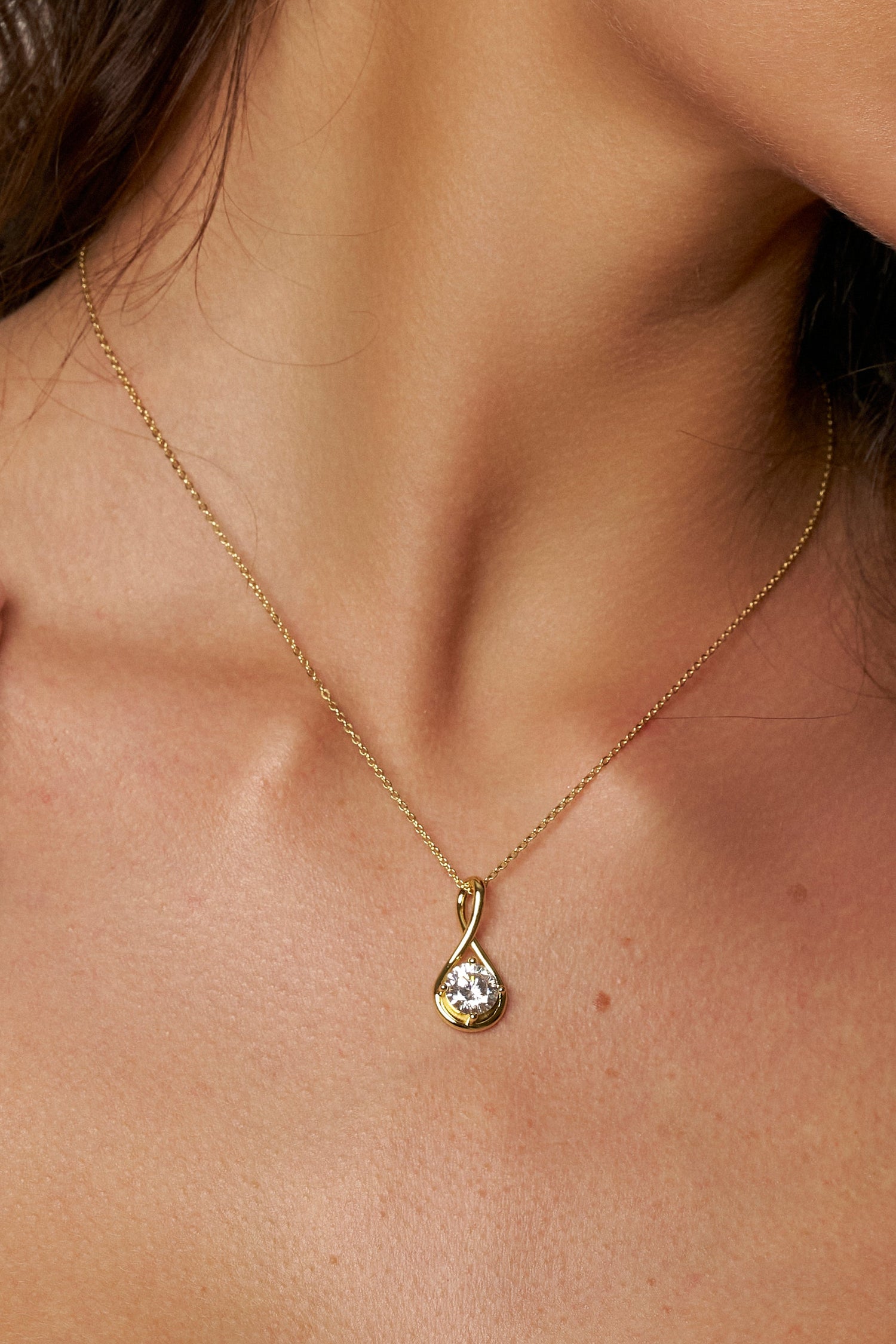 Seraphine Infinity Moissanite Necklace