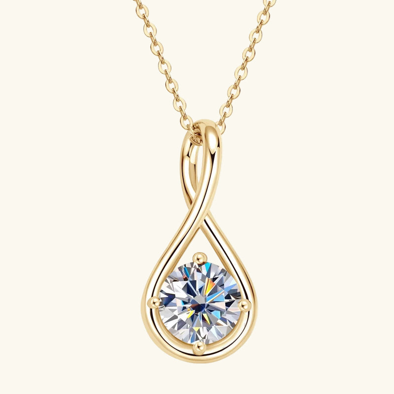 Seraphine Infinity Moissanite Necklace